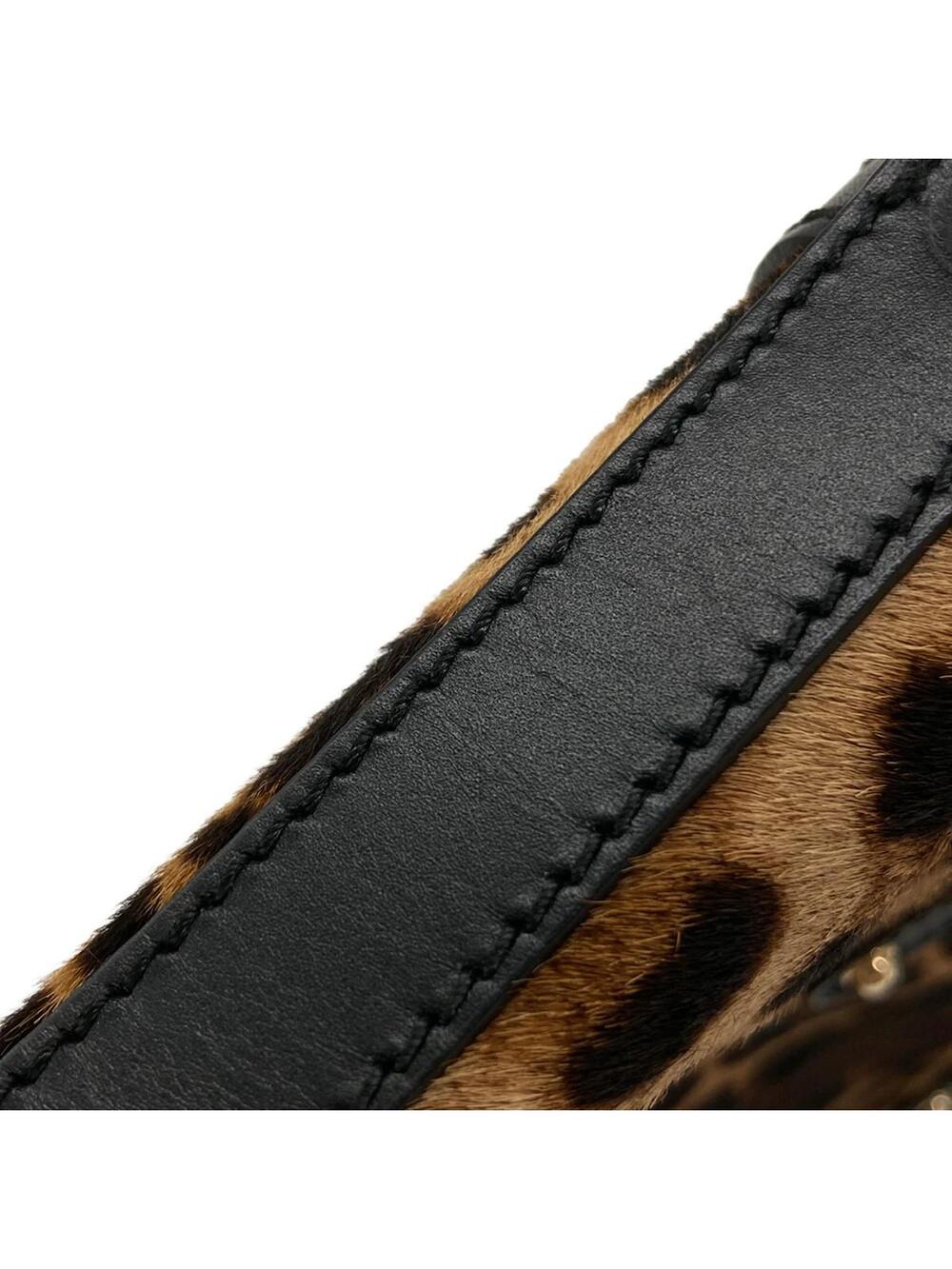 Gucci Craft Brown Black Unborn Calf #285692G12B - Picture 15 of 15